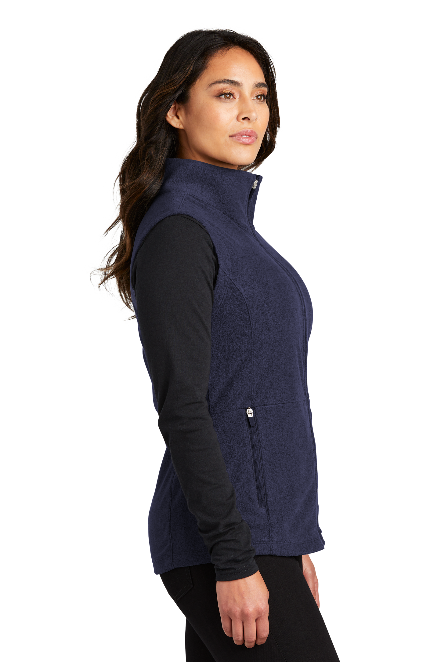 Port Authority® Women's Accord Microfleece Vest - Navy