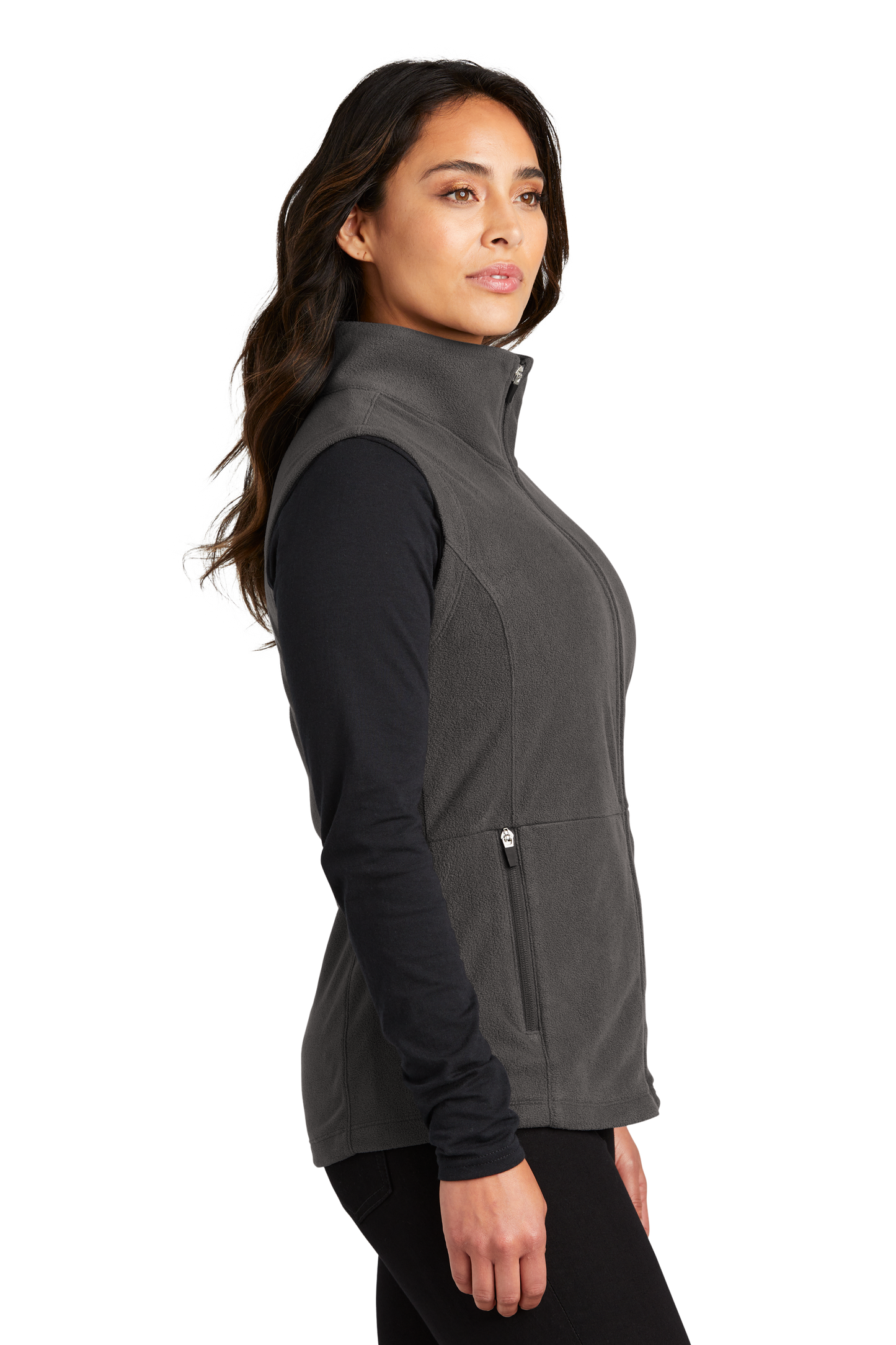 Port Authority® Women's Accord Microfleece Vest - Pewter