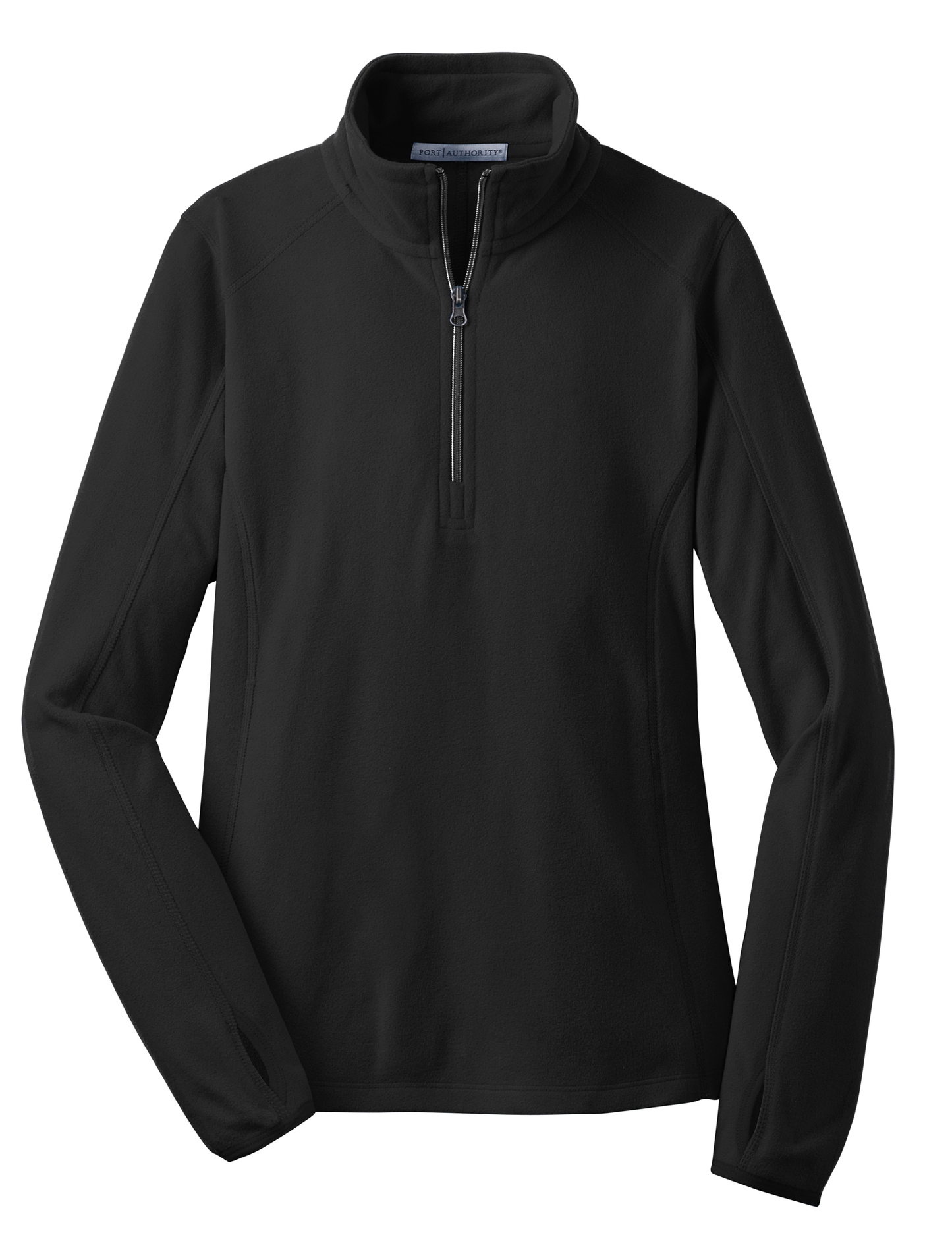 Port Authority® Women's Microfleece 1/2-Zip Pullover - Black