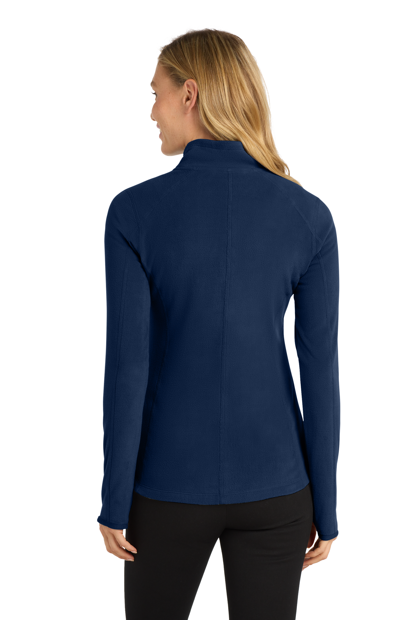 Port Authority® Women's Microfleece 1/2-Zip Pullover - True Navy