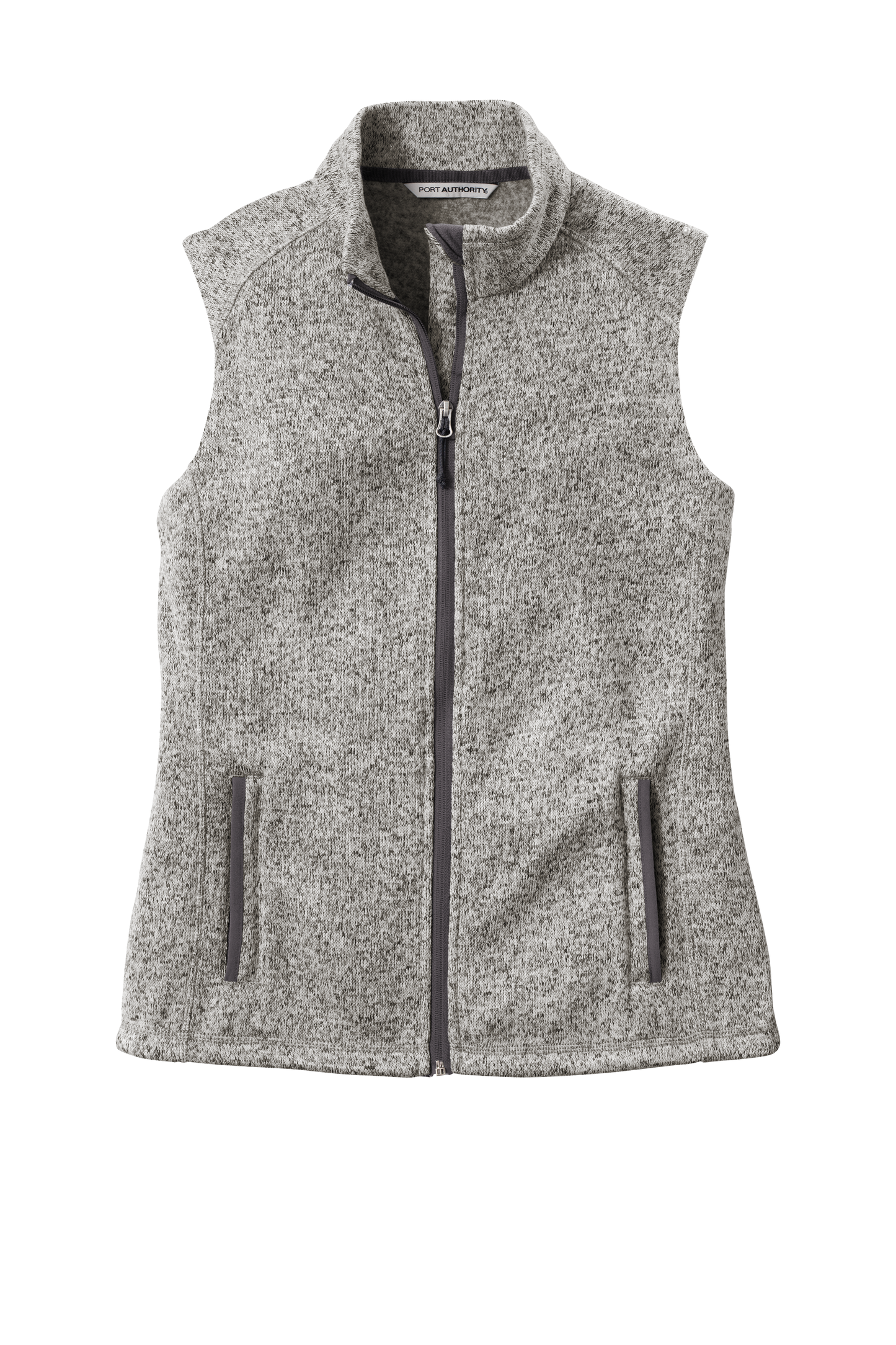 Port Authority ® Women's Sweater Fleece Vest - Grey Heather