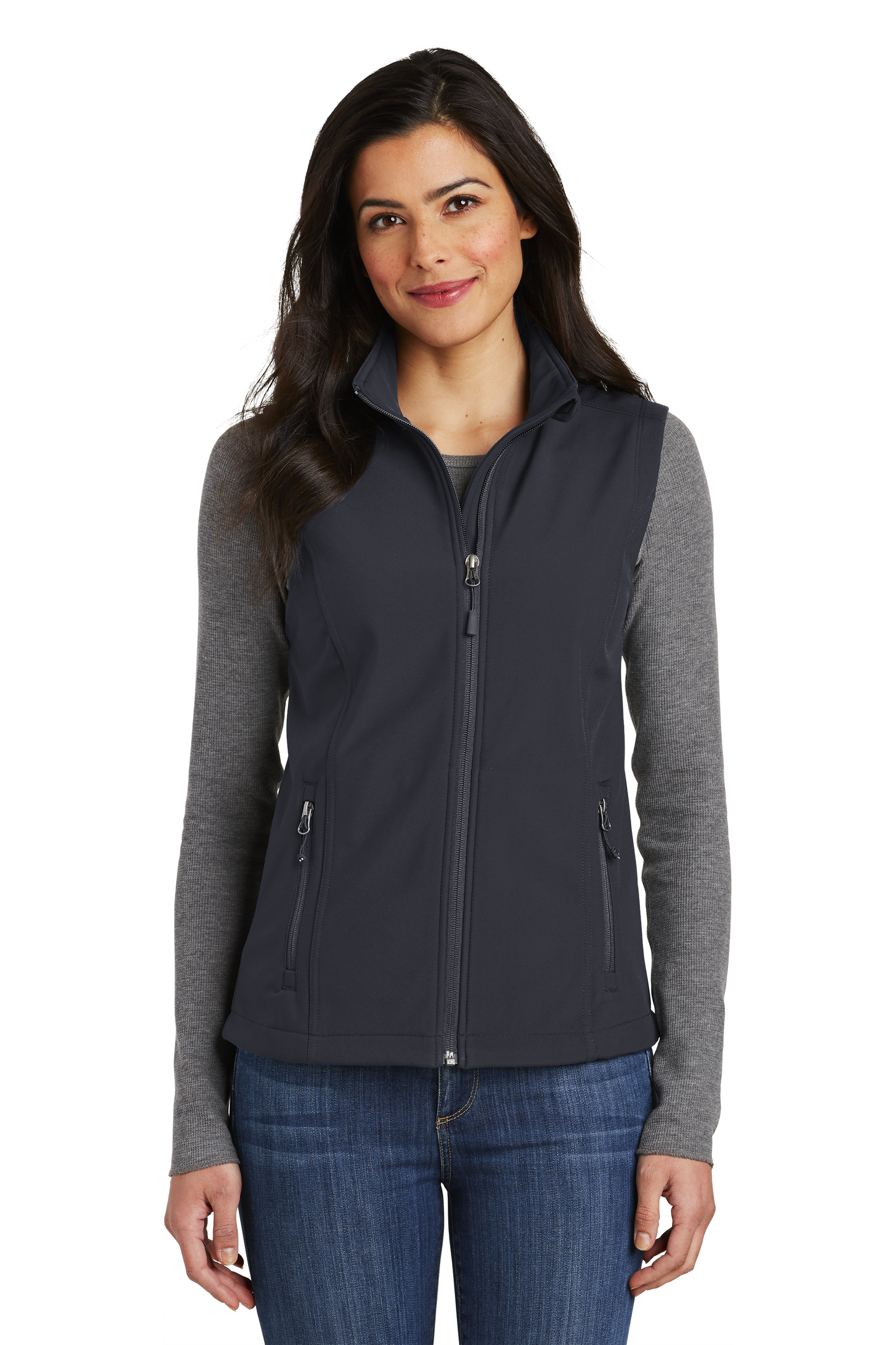 Port Authority® Women's Core Soft Shell Vest - Battleship Grey