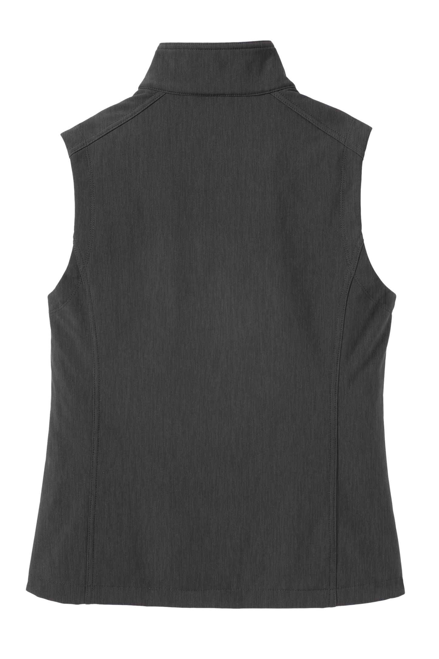 Port Authority® Women's Core Soft Shell Vest - Black Charcoal Heather