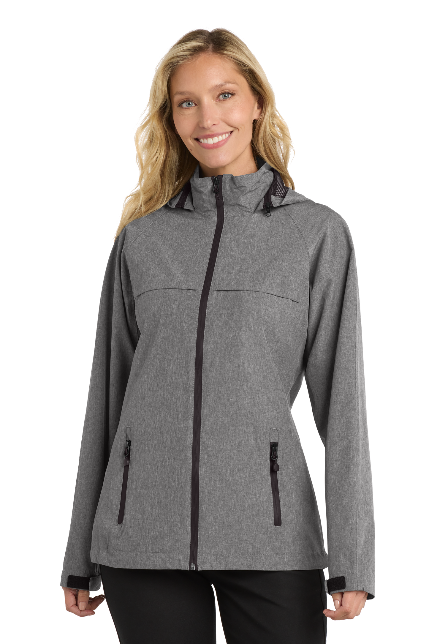 Port Authority® Women's Torrent Waterproof Jacket - Dark Heather Grey