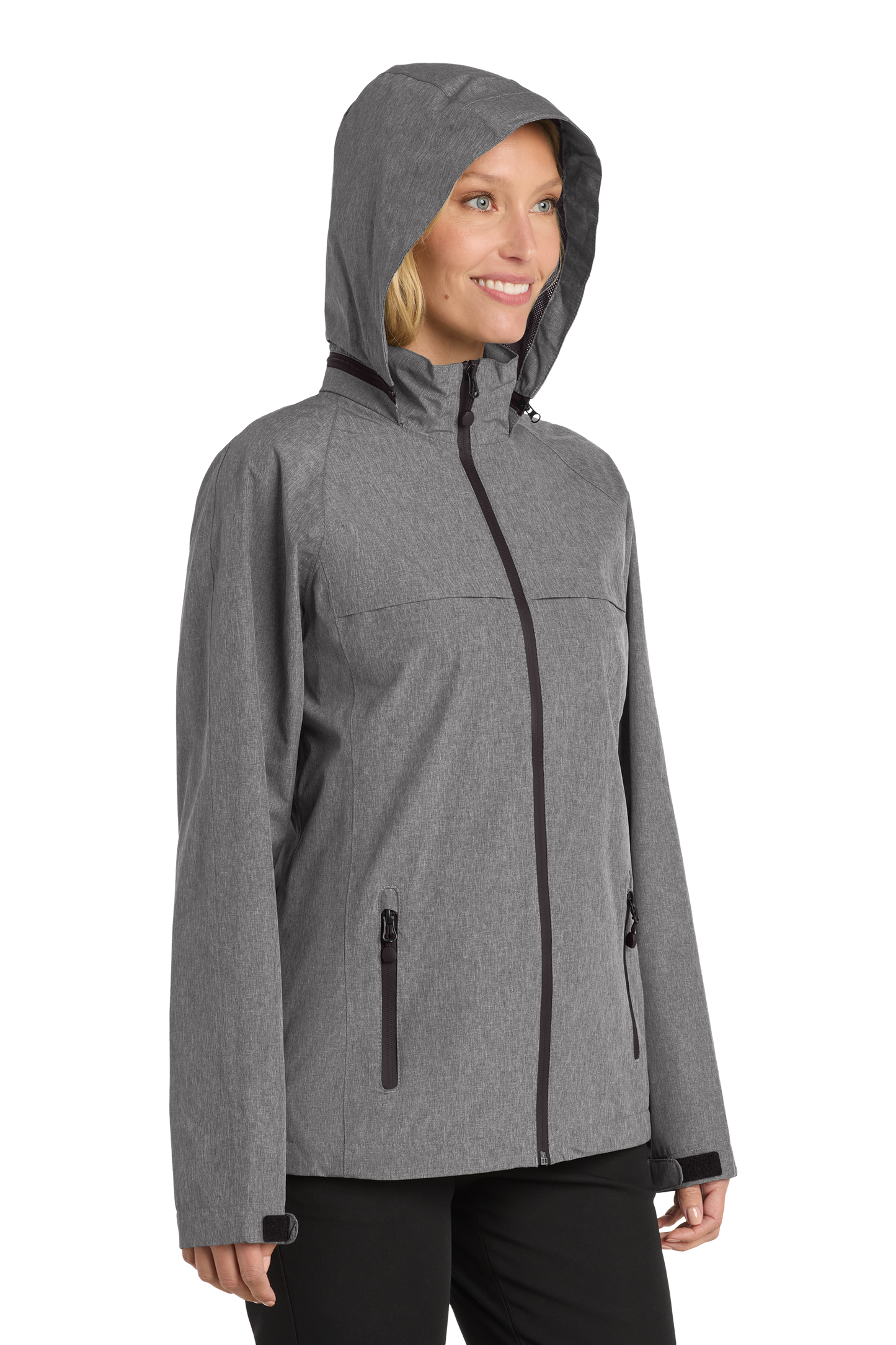 Port Authority® Women's Torrent Waterproof Jacket - Dark Heather Grey