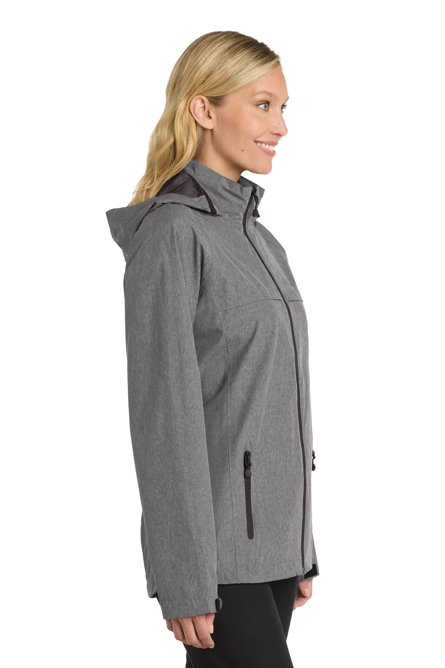 Port Authority® Women's Torrent Waterproof Jacket - Dark Heather Grey