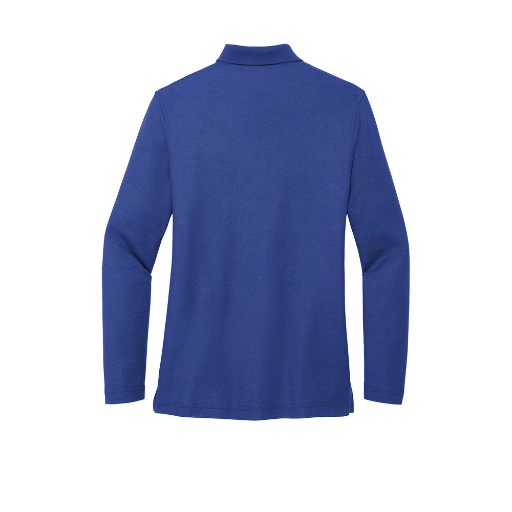 Port Authority® Women's Silk Touch™ Long Sleeve Polo - Royal