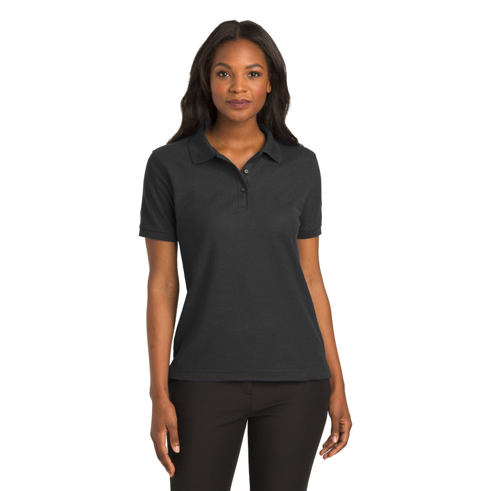 Port Authority® Women's Silk Touch™ Polo - Black