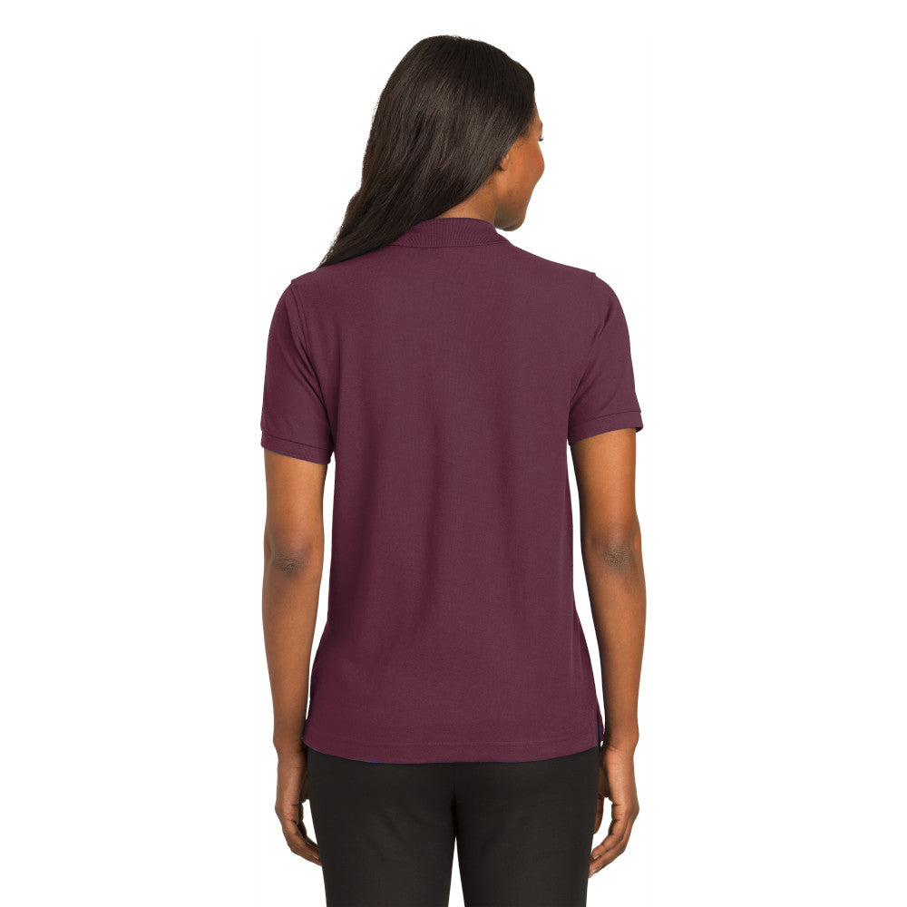 Port Authority® Women's Silk Touch™ Polo - Burgundy