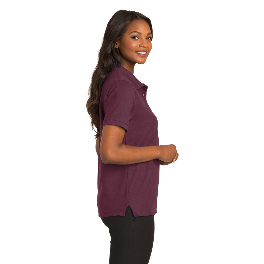 Port Authority® Women's Silk Touch™ Polo - Burgundy