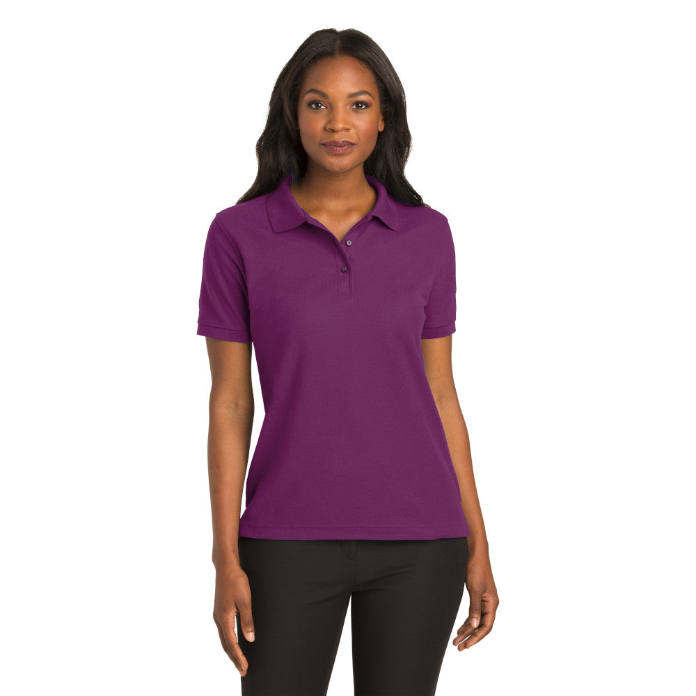 Port Authority® Women's Silk Touch™ Polo - Deep Berry