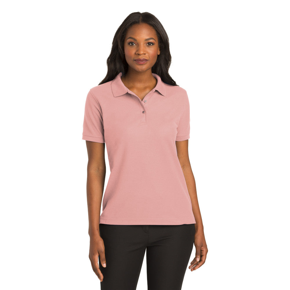 Port Authority® Women's Silk Touch™ Polo - Light Pink