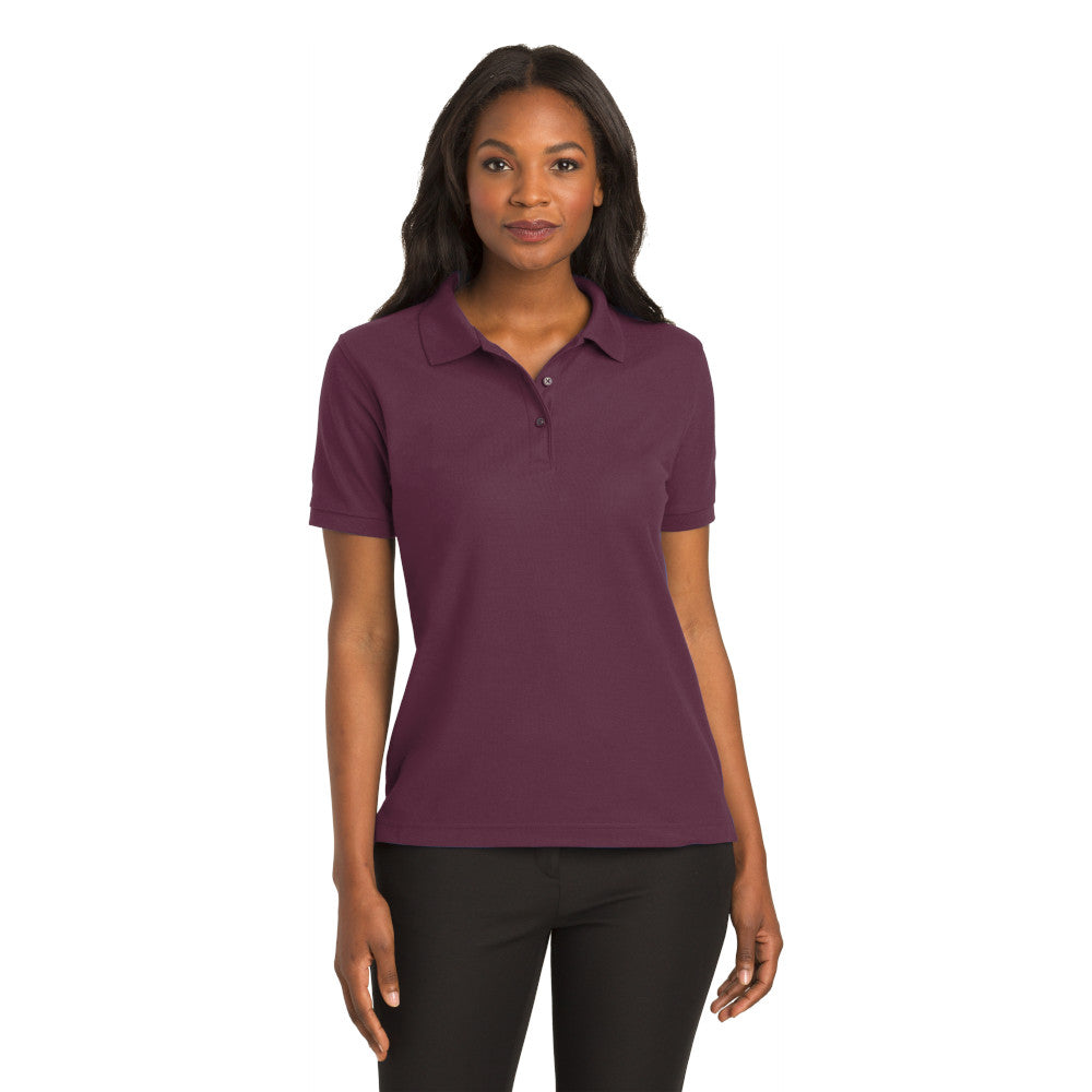 Port Authority® Women's Silk Touch™ Polo - Maroon