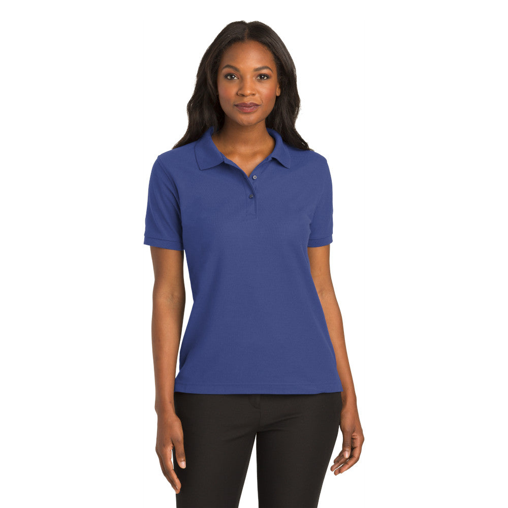 Port Authority® Women's Silk Touch™ Polo - Mediterranean Blue