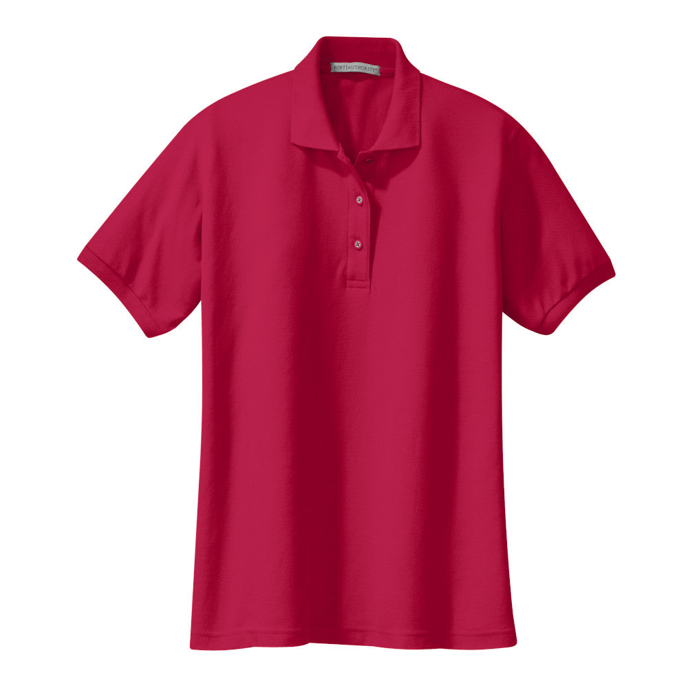 Port Authority® Women's Silk Touch™ Polo - Red