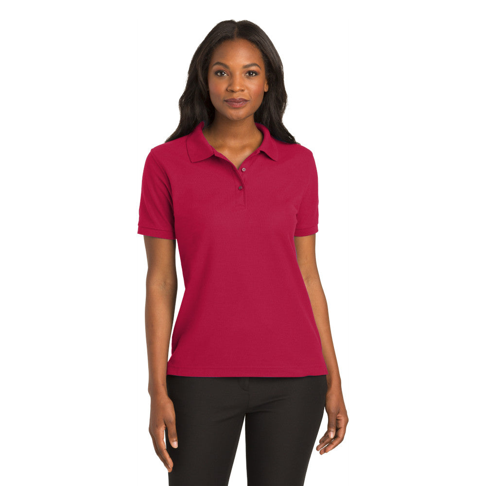 Port Authority® Women's Silk Touch™ Polo - Red