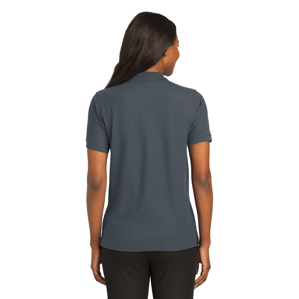 Port Authority® Women's Silk Touch™ Polo - Steel Grey