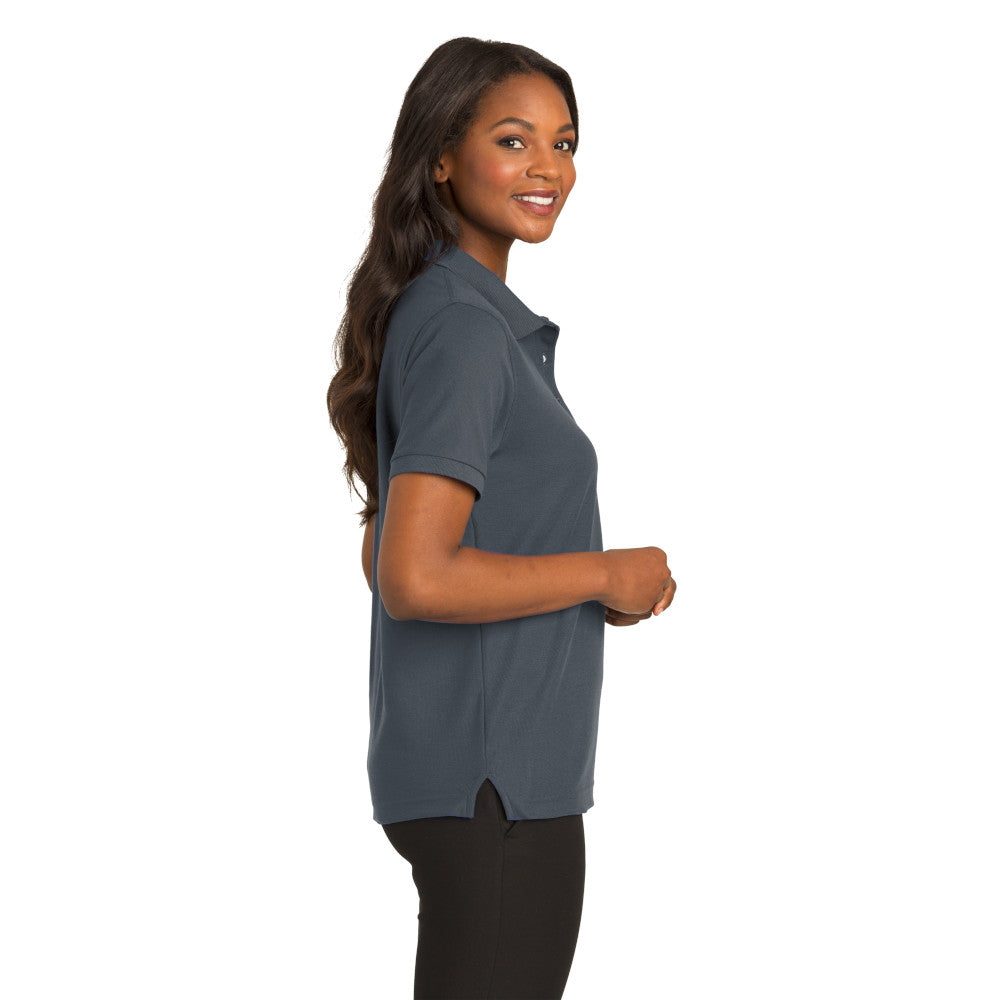 Port Authority® Women's Silk Touch™ Polo - Steel Grey