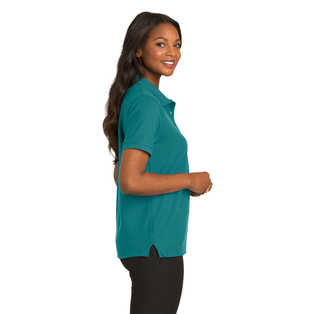 Port Authority® Women's Silk Touch™ Polo - Teal Green