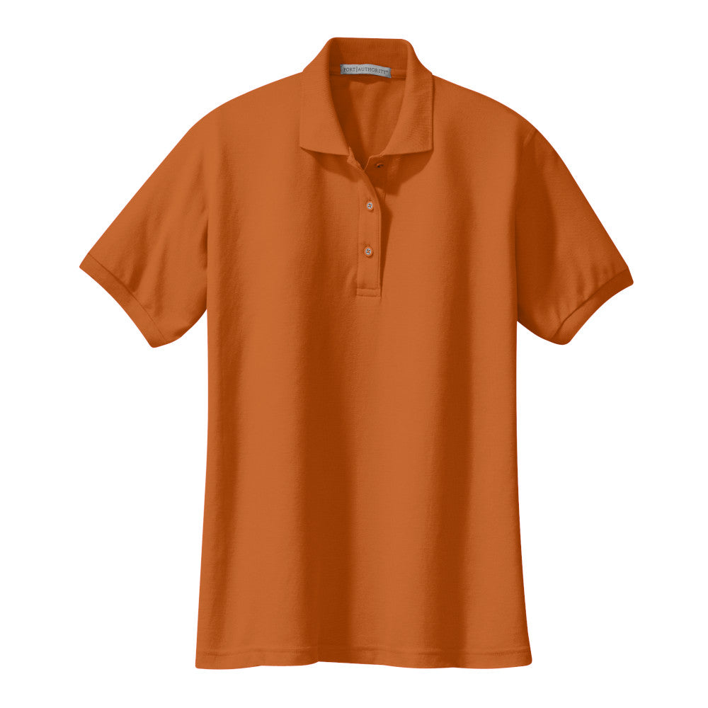 Port Authority® Women's Silk Touch™ Polo - Texas Orange