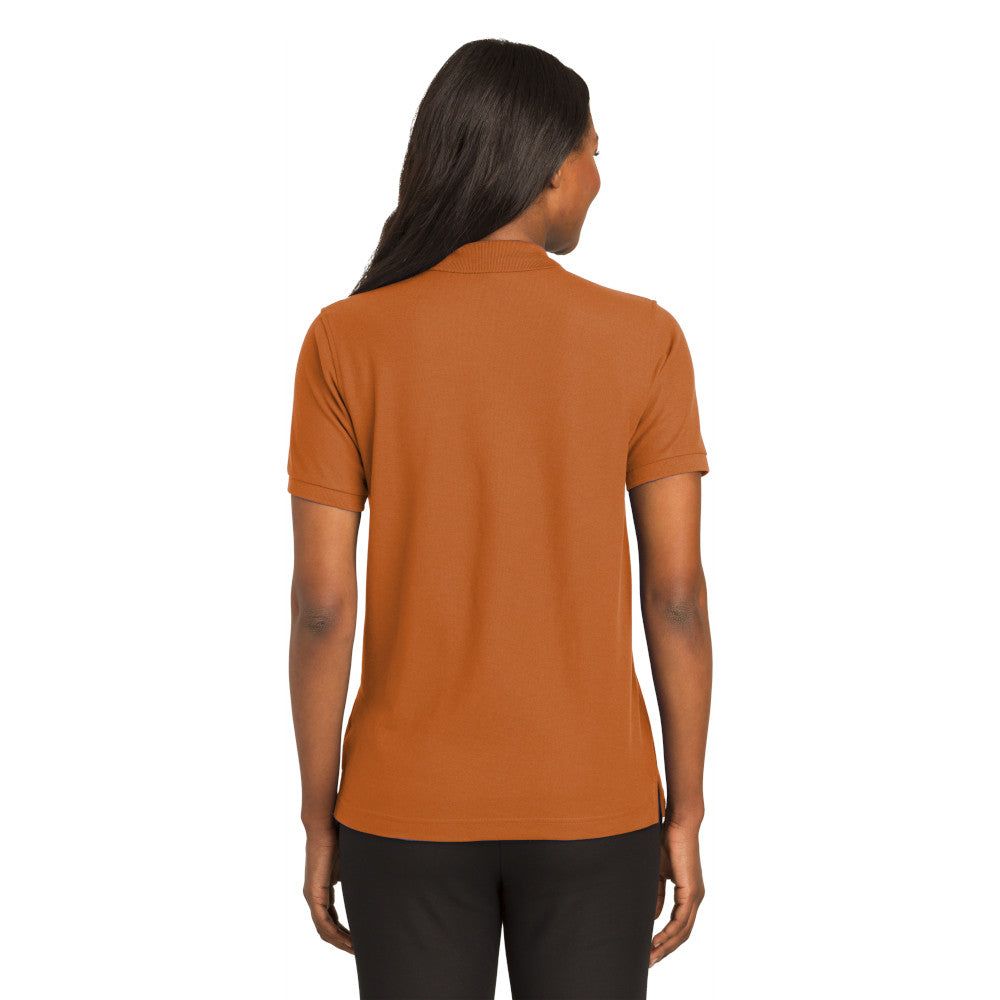 Port Authority® Women's Silk Touch™ Polo - Texas Orange