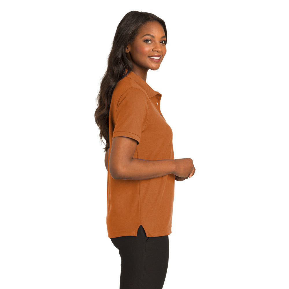 Port Authority® Women's Silk Touch™ Polo - Texas Orange