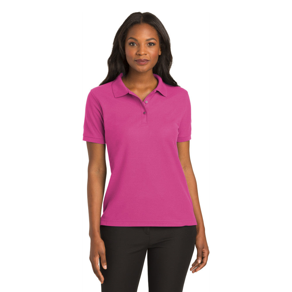 Port Authority® Women's Silk Touch™ Polo - Tropical Pink