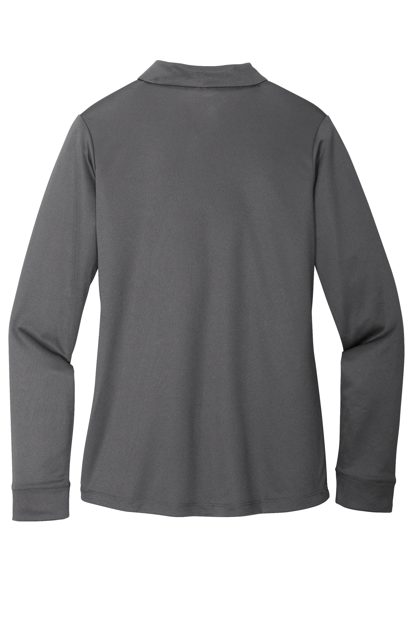 Port Authority ® Women's Silk Touch ™ Performance Long Sleeve Polo - Steel Grey