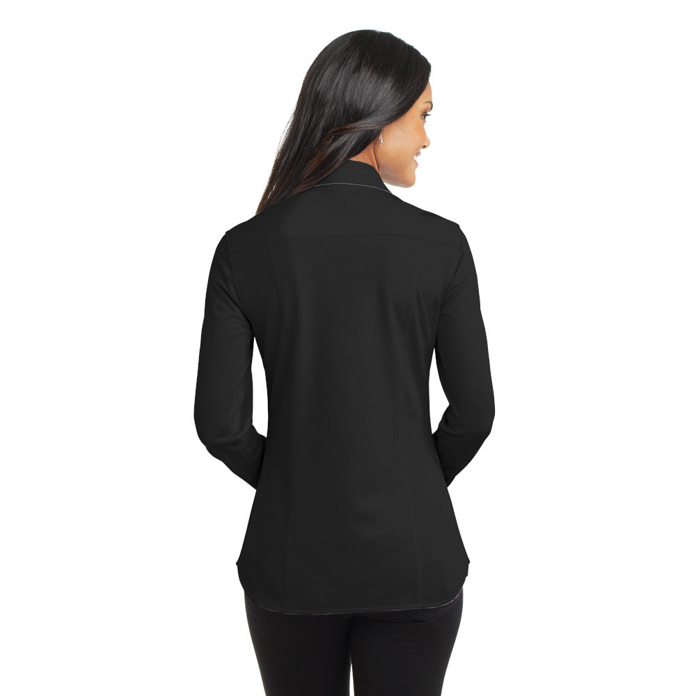 Port Authority® Women's Dimension Knit Dress Shirt - Black