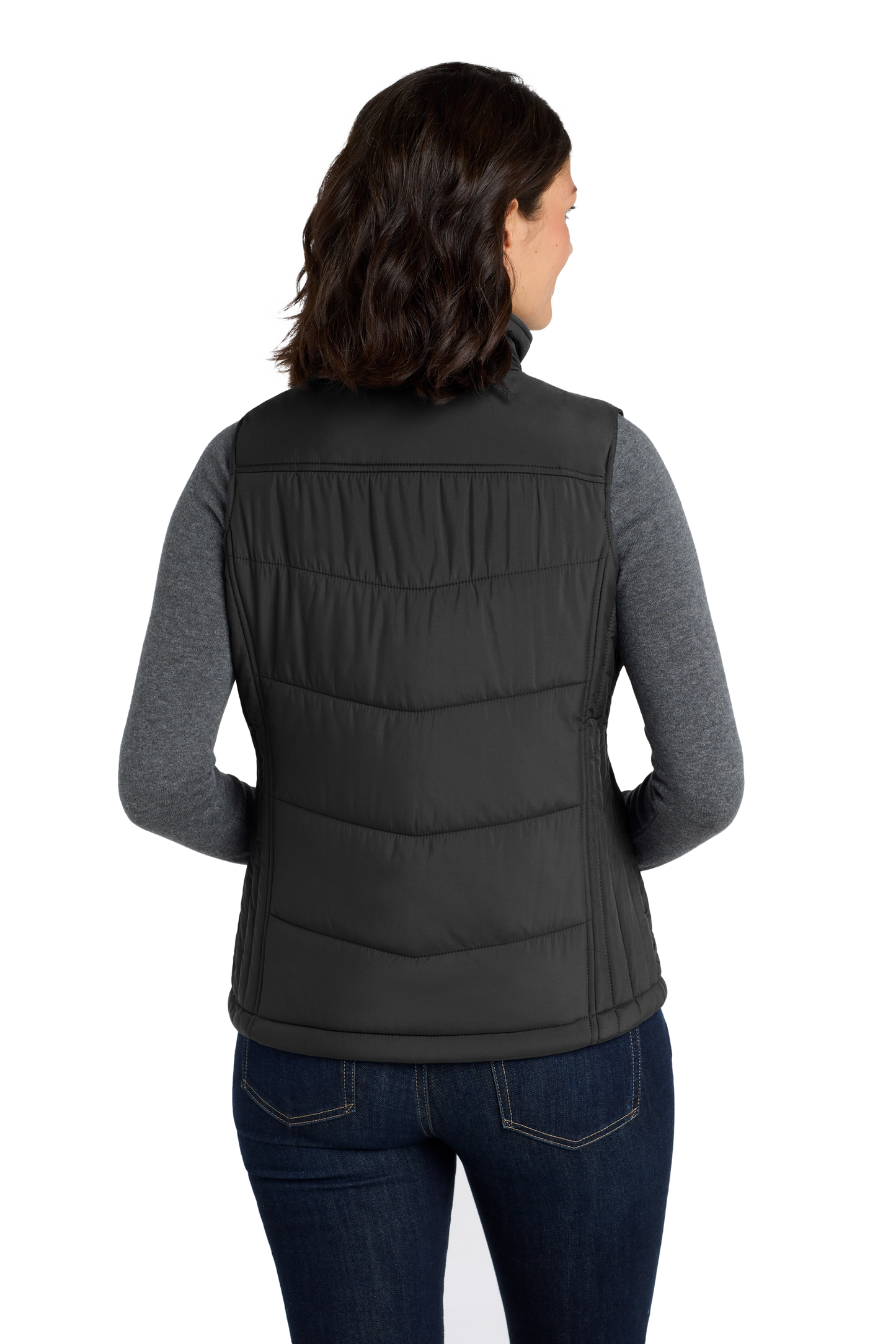 Port Authority® Women's Puffy Vest - Black