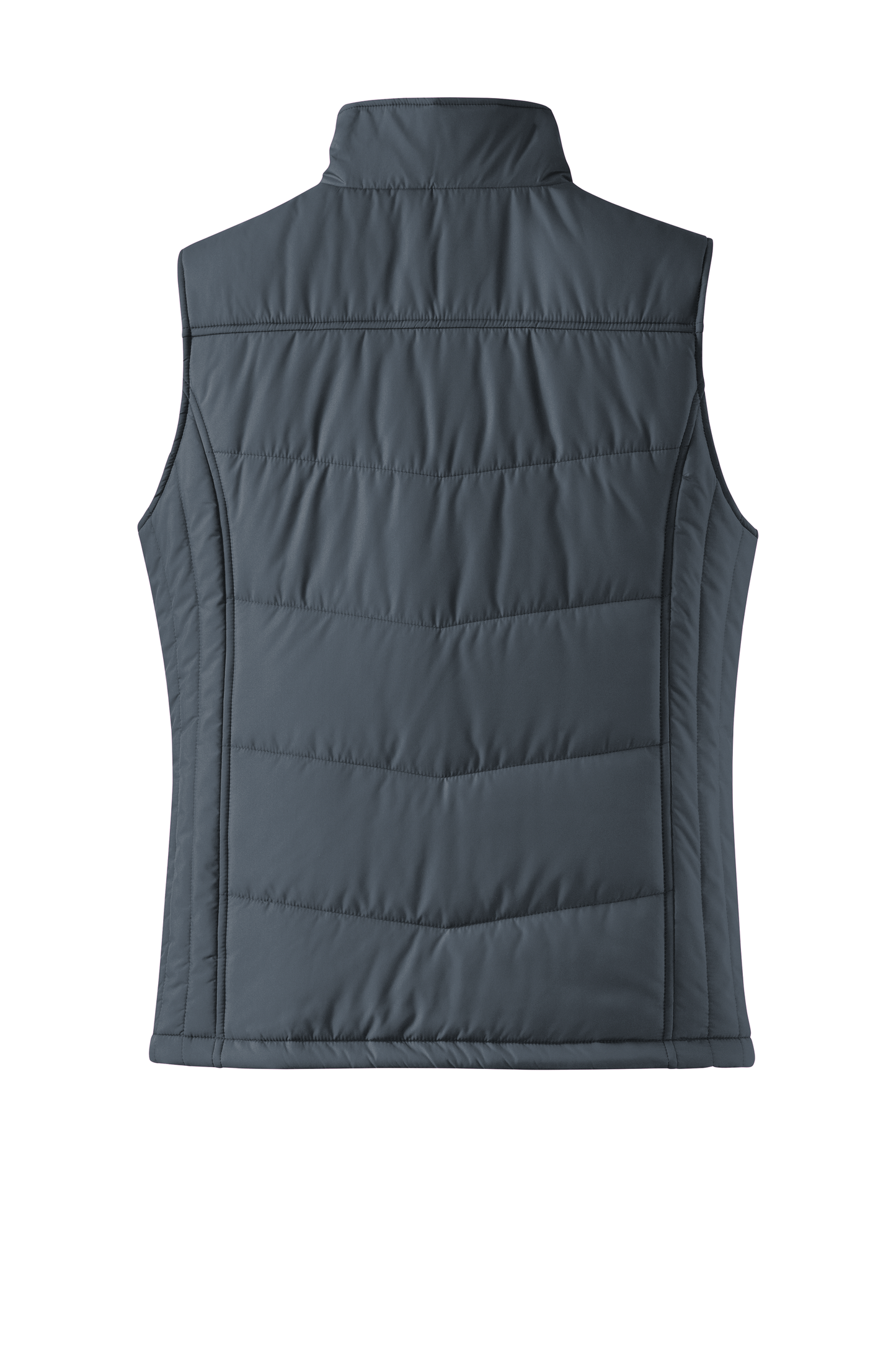 Port Authority® Women's Puffy Vest - Dark Slate / Black