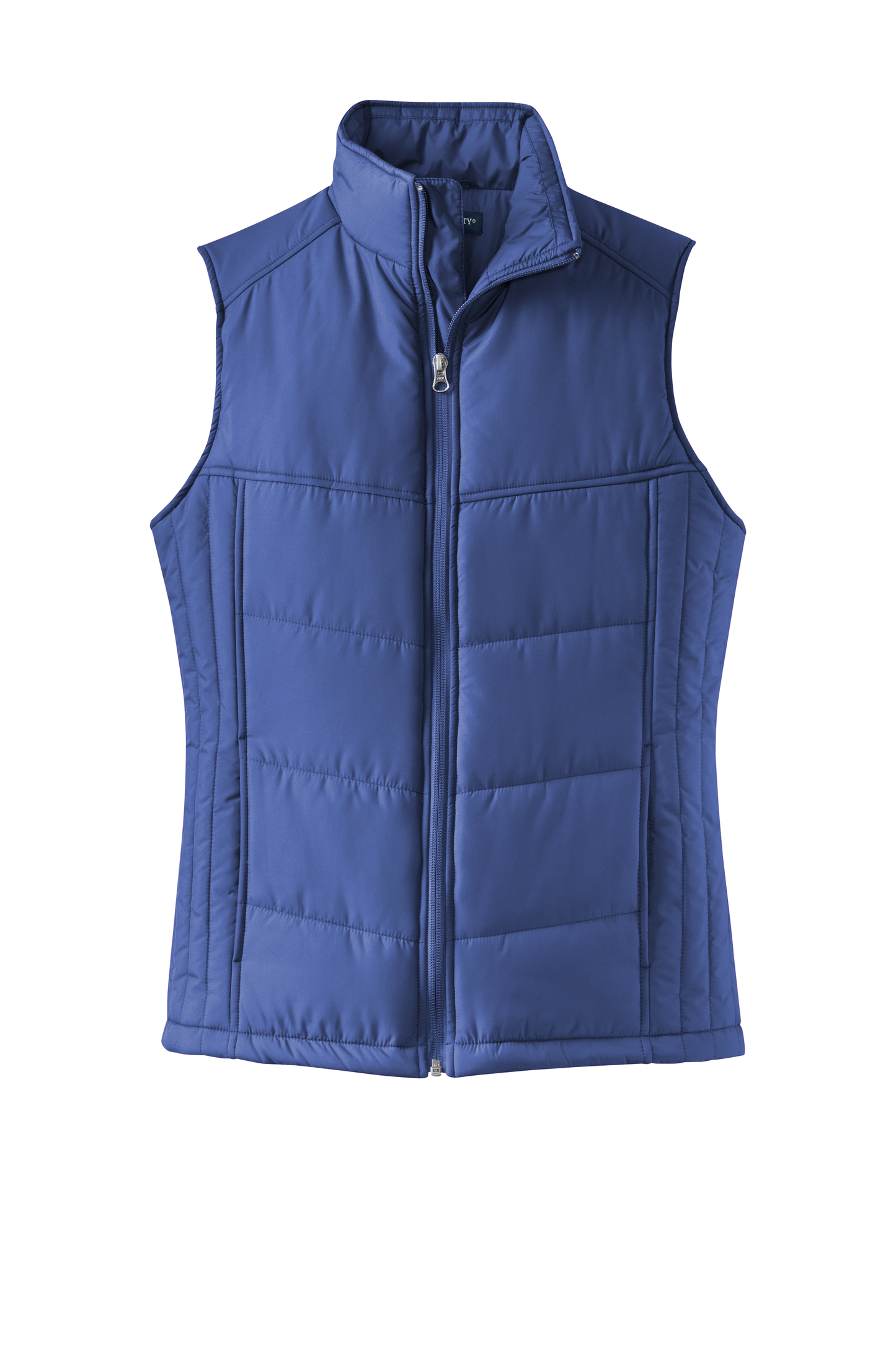 Port Authority® Women's Puffy Vest - Mediterranean Blue/ Black