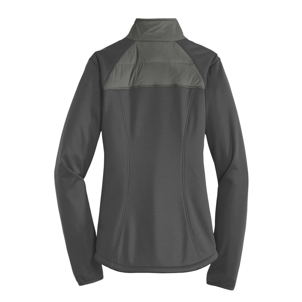 Port Authority® Women's Hybrid Soft Shell Jacket - Smoke Grey / Grey Steel