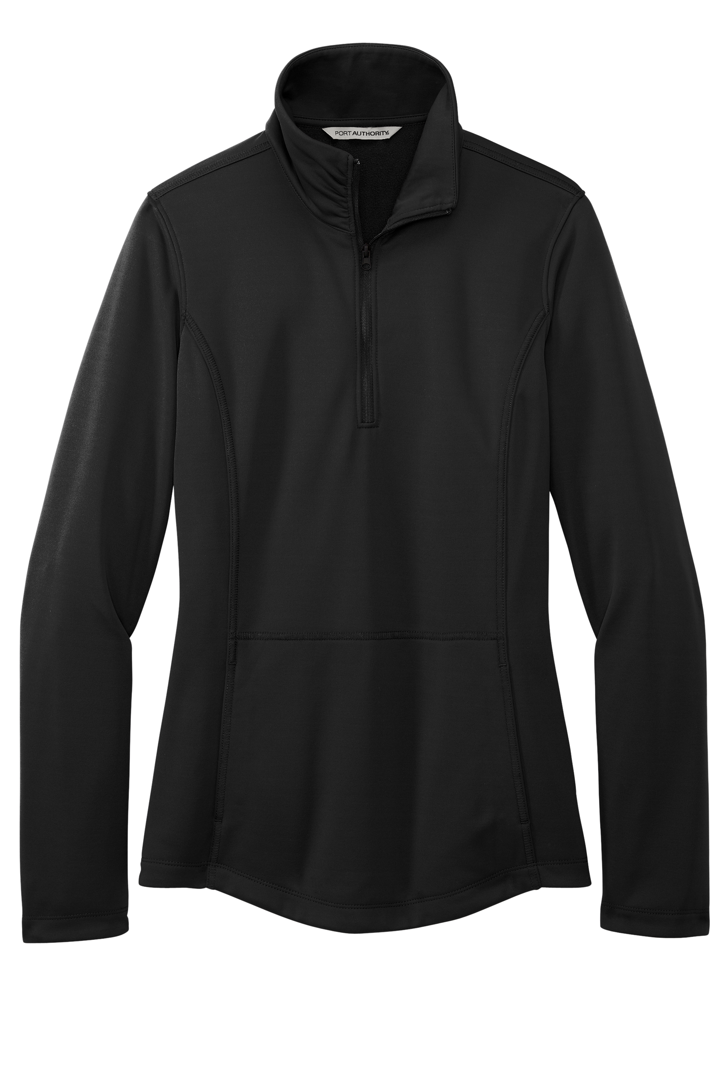 Port Authority® Women's Smooth Fleece 1/4-Zip - Deep Black