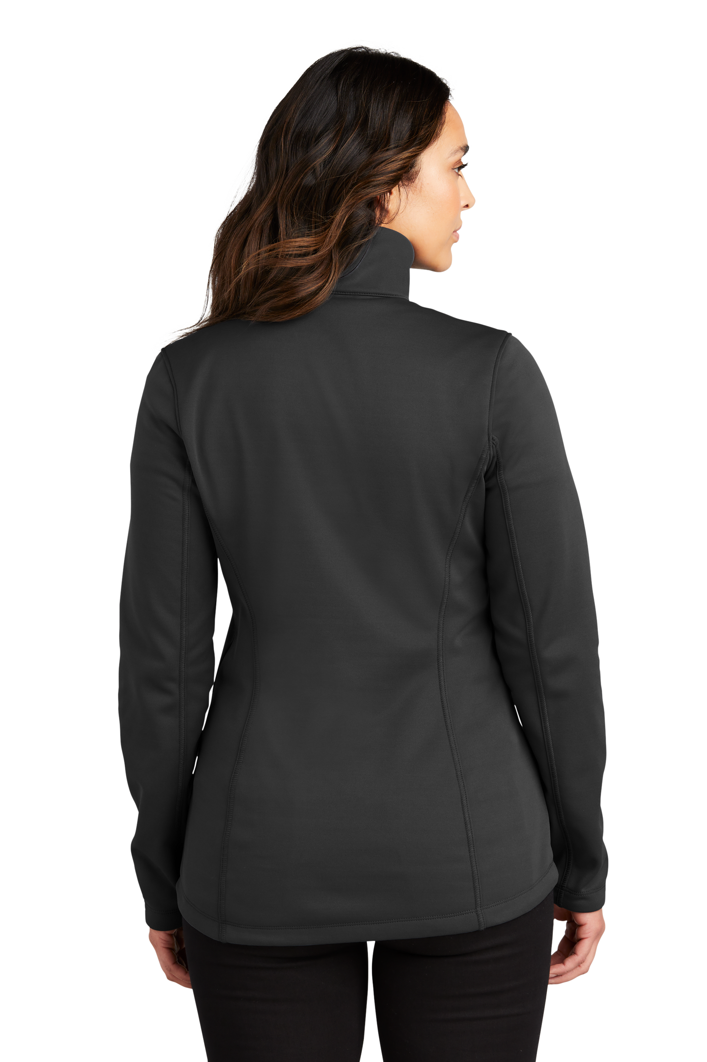 Port Authority® Women's Smooth Fleece 1/4-Zip - Deep Black