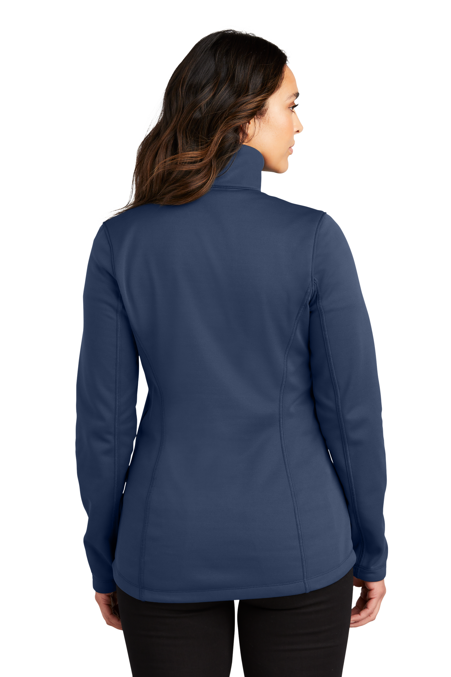 Port Authority® Women's Smooth Fleece 1/4-Zip - River Blue Navy