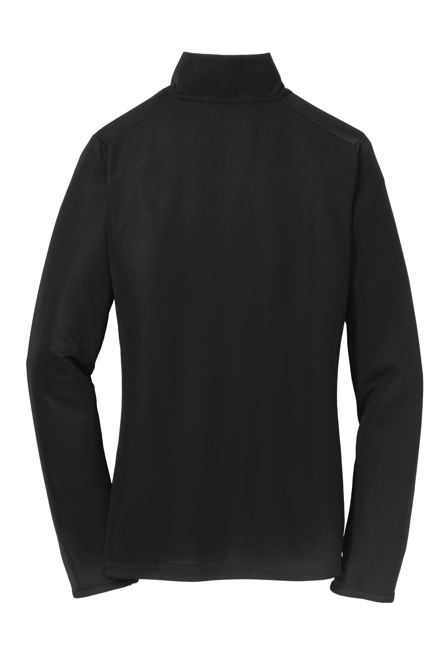 Port Authority® Women's Pinpoint Mesh 1/2-Zip - Black