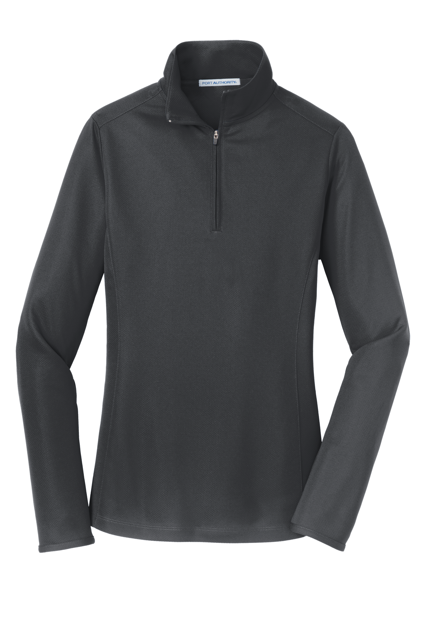 Port Authority® Women's Pinpoint Mesh 1/2-Zip - Battleship Grey