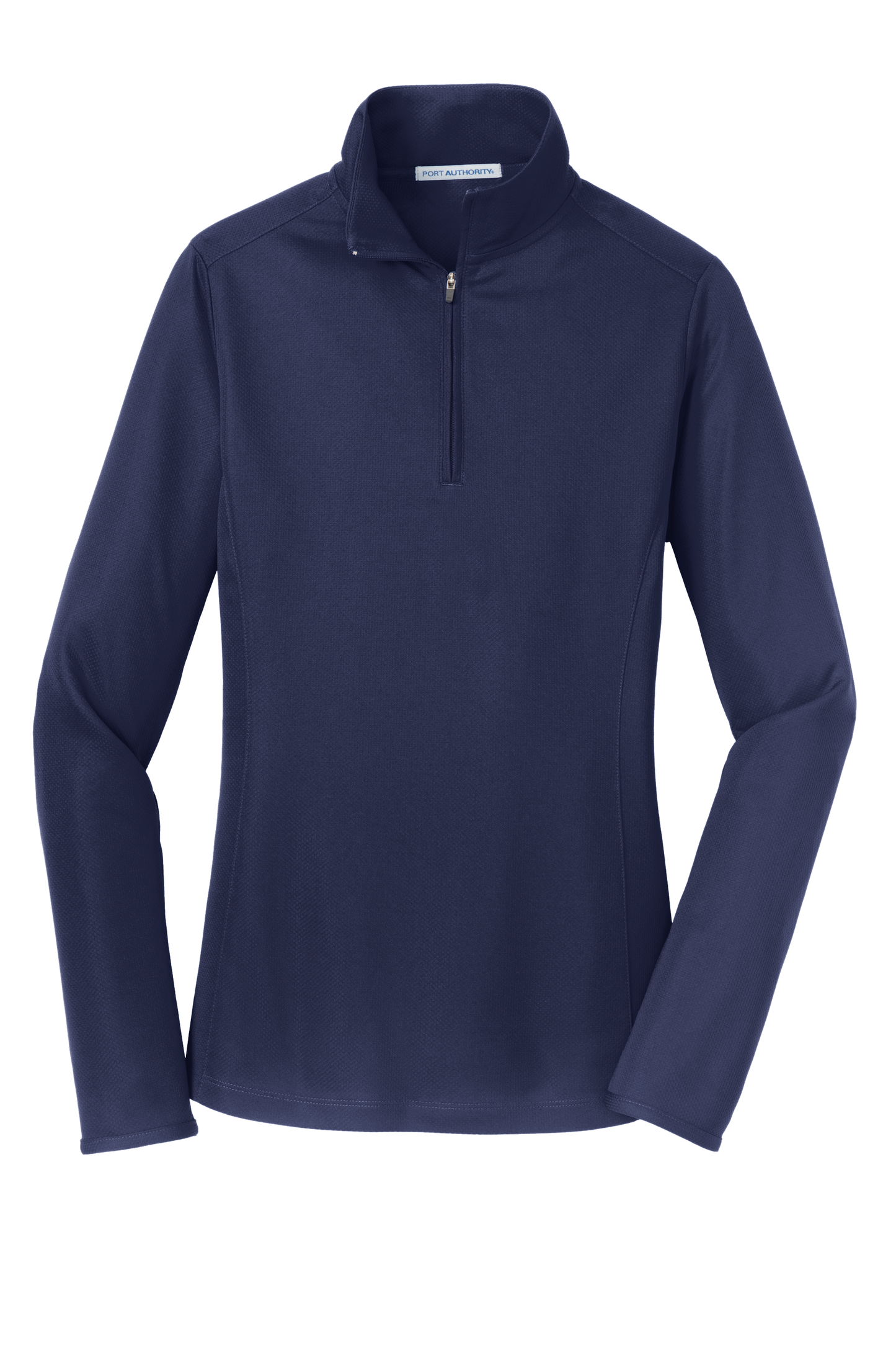 Port Authority® Women's Pinpoint Mesh 1/2-Zip - True Navy