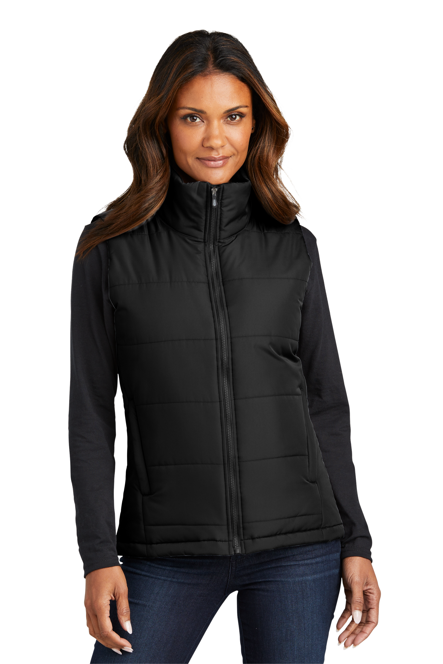 Port Authority® Women's Puffer Vest - Deep Black