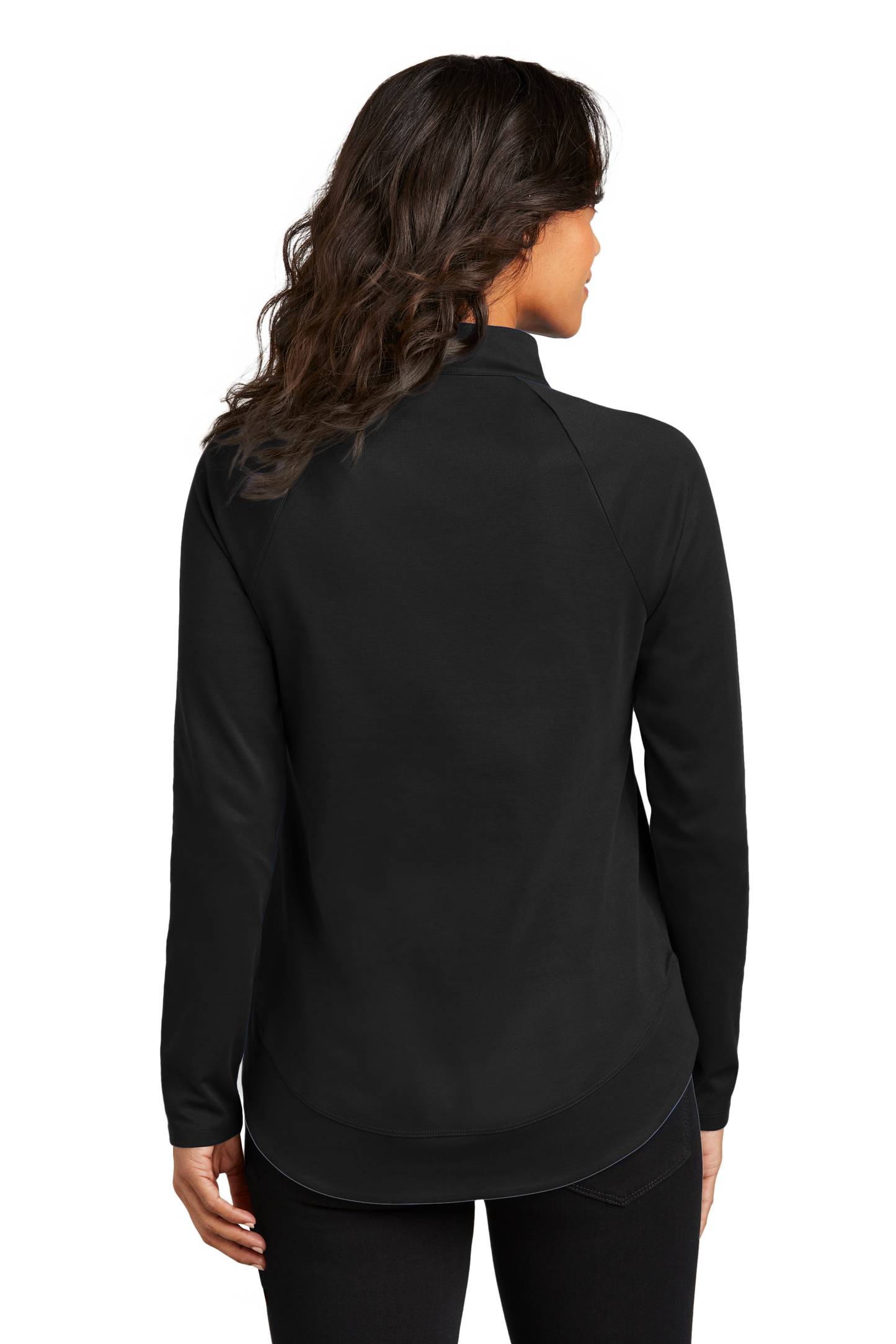 Port Authority® Women's C-FREE® Cypress 1/4-Zip - Deep Black