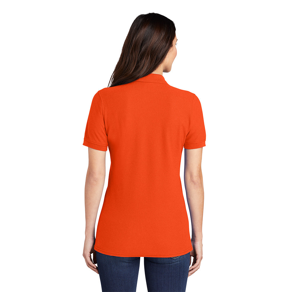 Port & Company® Ladies Core Blend Pique Polo - Orange