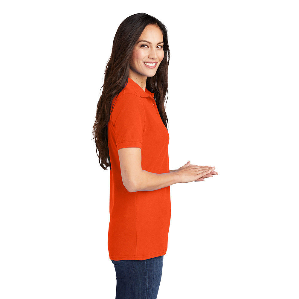 Port & Company® Ladies Core Blend Pique Polo - Orange