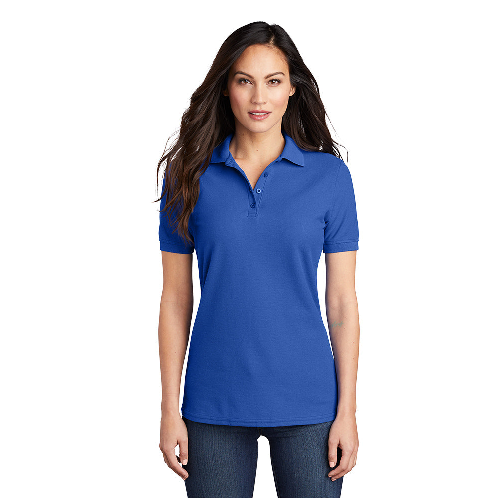 Port & Company® Ladies Core Blend Pique Polo - Royal