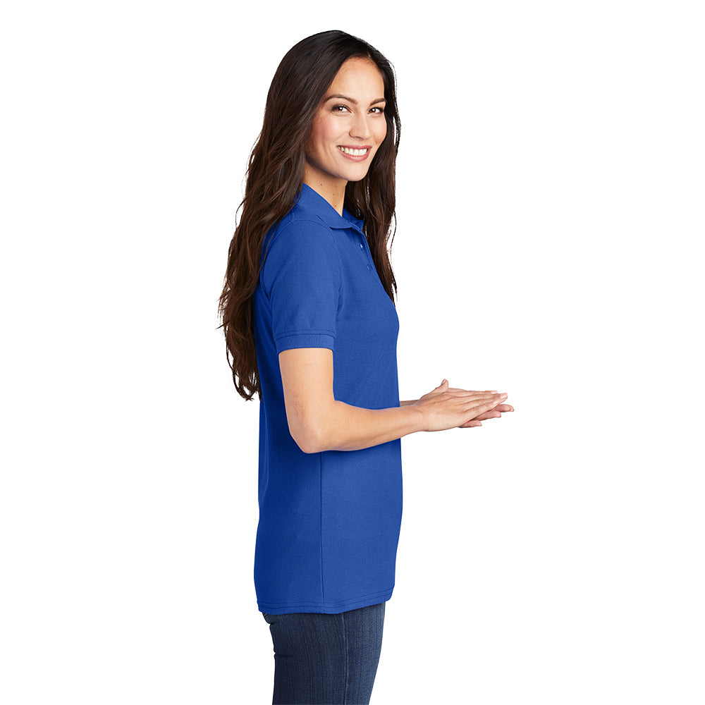 Port & Company® Ladies Core Blend Pique Polo - Royal