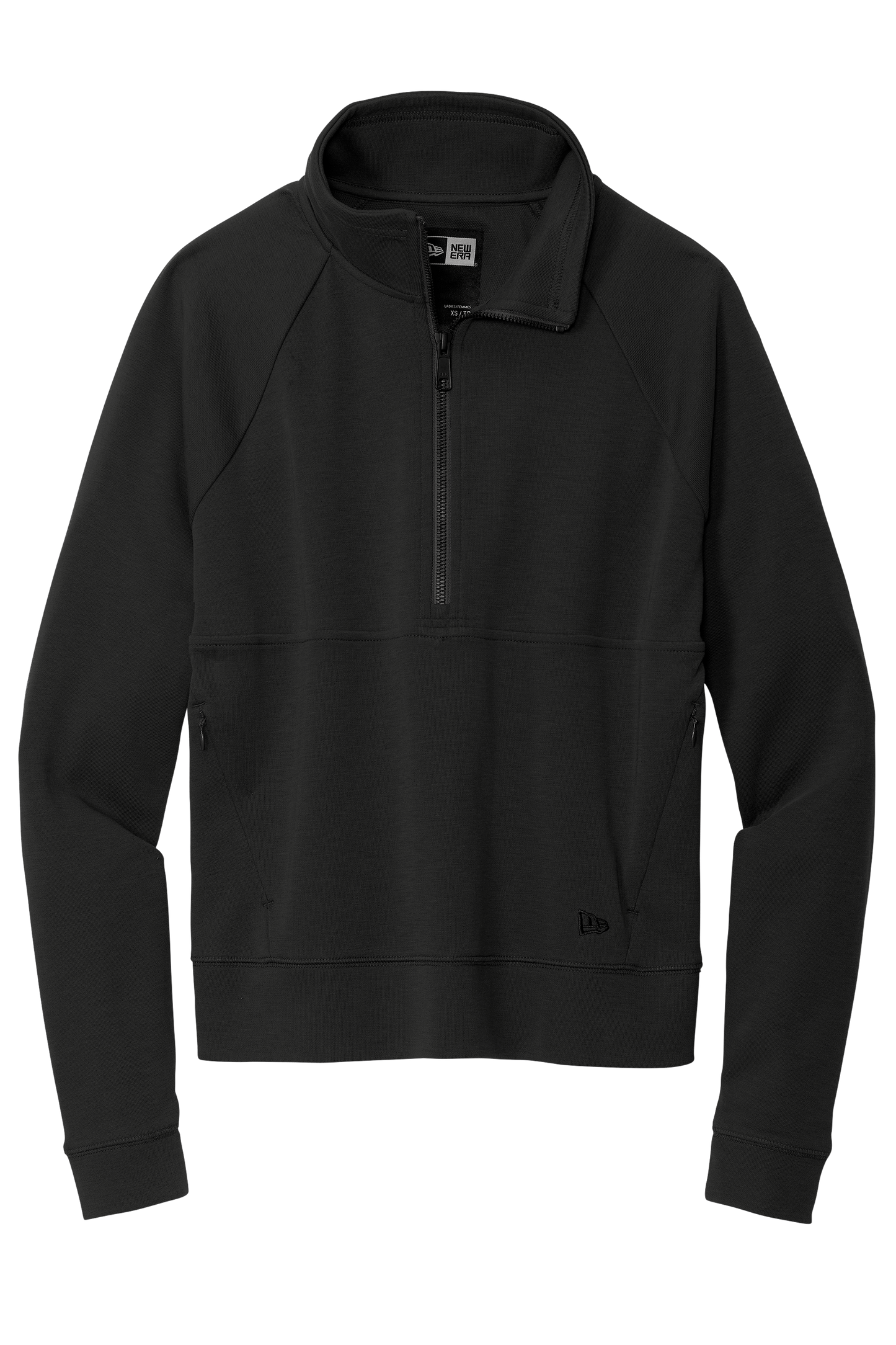 New Era® Women's STS 1/2-Zip - Black