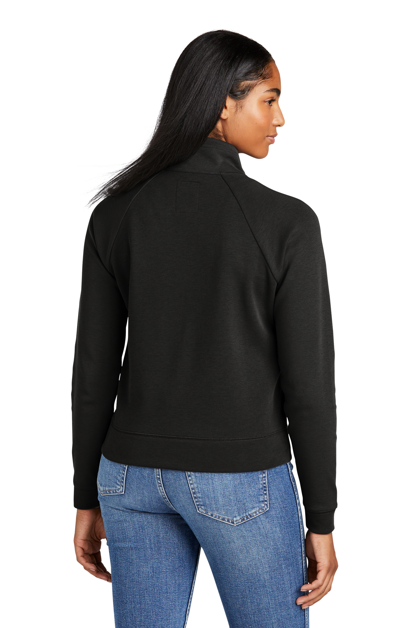 New Era® Women's STS 1/2-Zip - Black