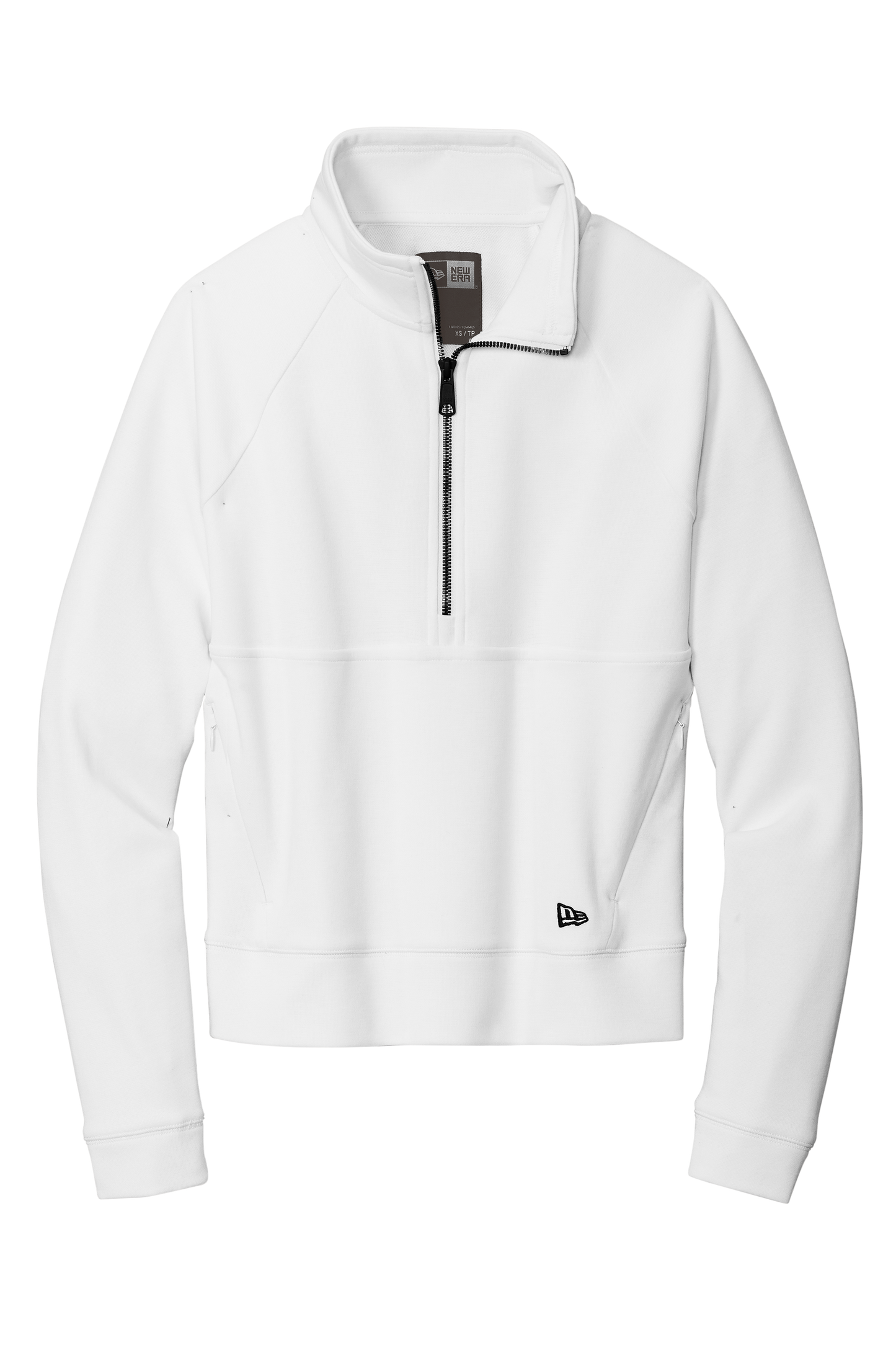 New Era® Women's STS 1/2-Zip - Fan White