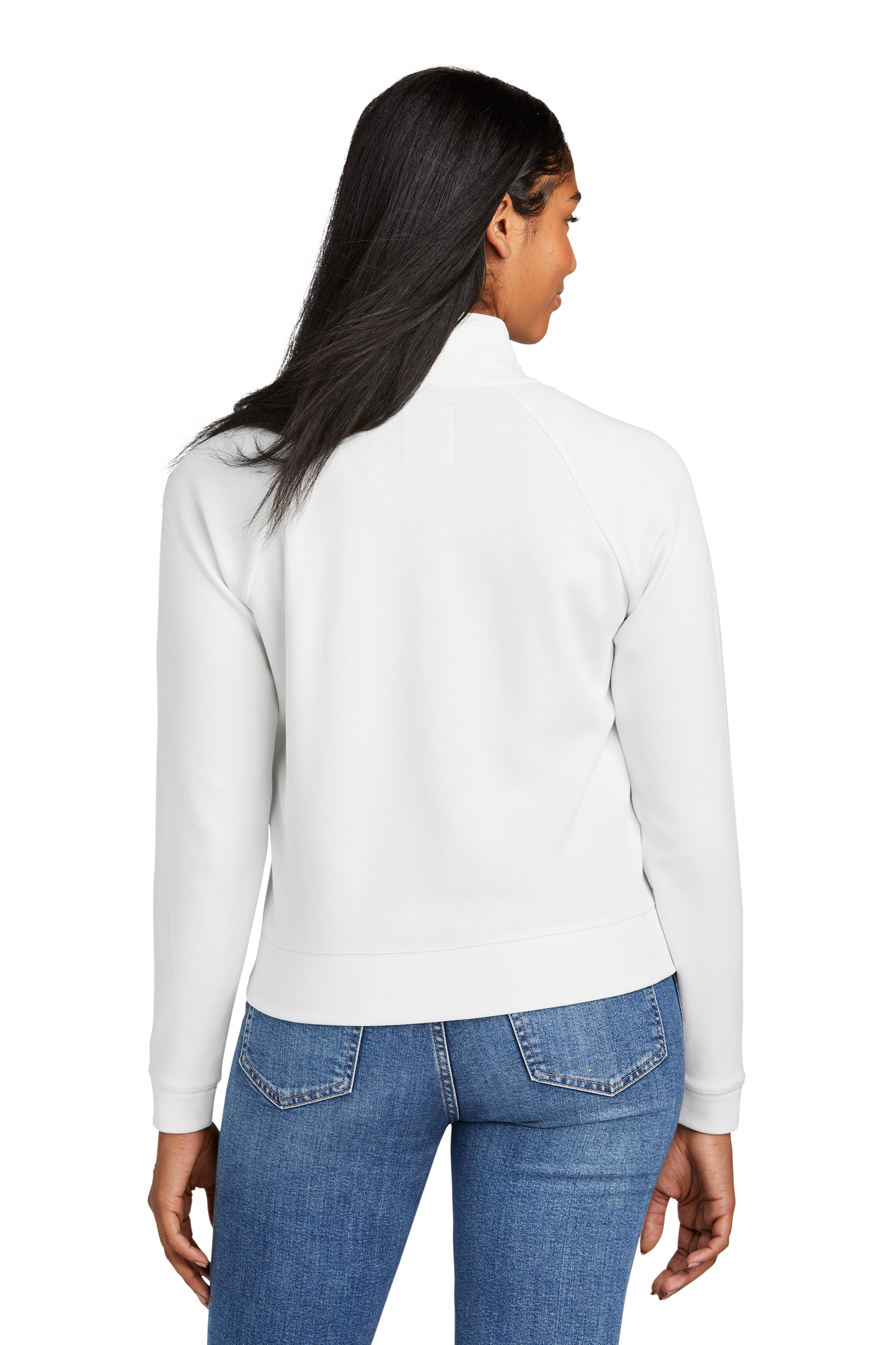 New Era® Women's STS 1/2-Zip - Fan White