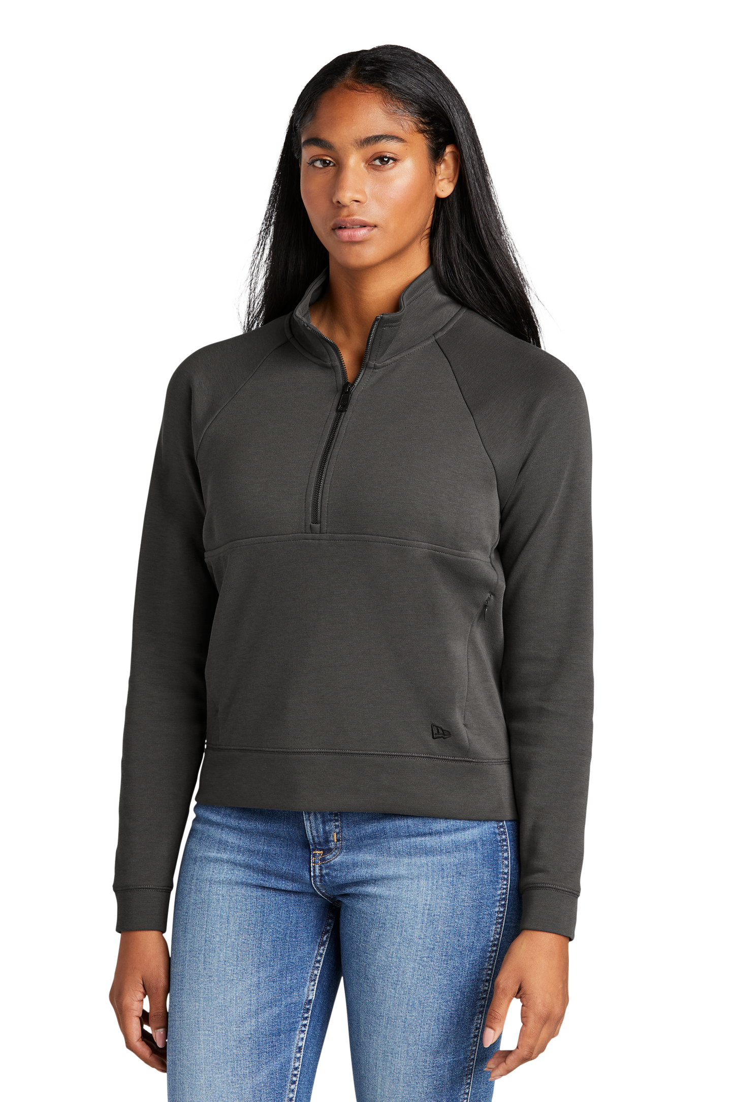 New Era® Women's STS 1/2-Zip - Graphite